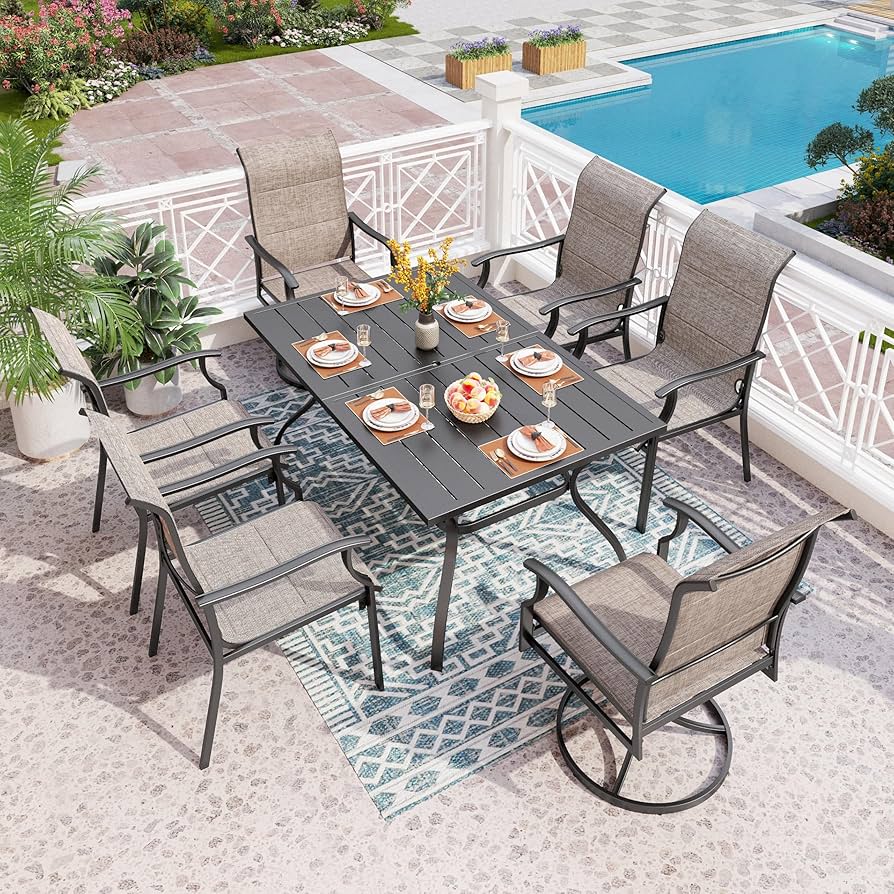 small deck dining set