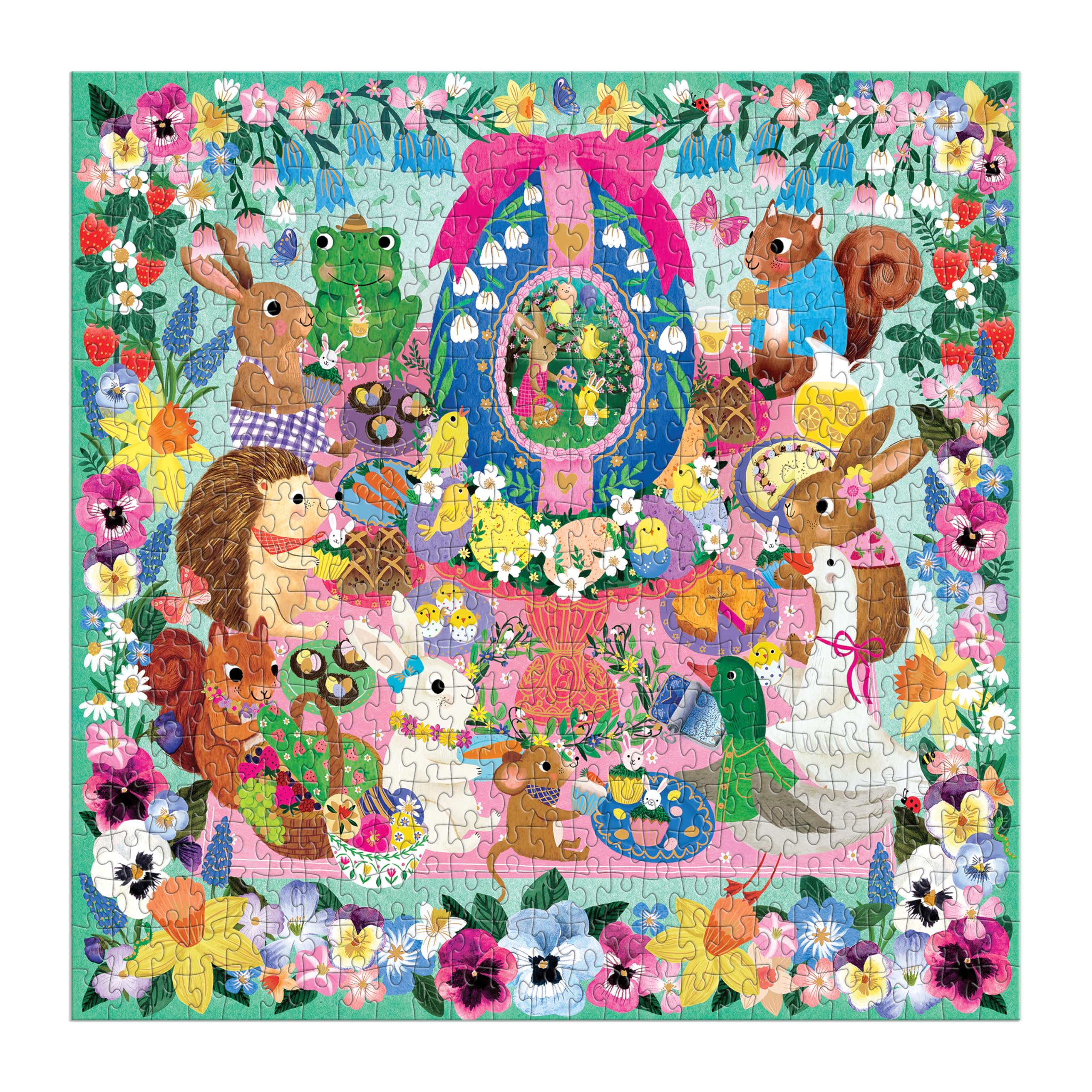 Amazon.com: Mudpuppy - Egg-cellent Day 500 Pc Puzzle with Foil