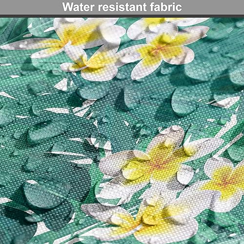 Vista 290 de Ambesonne Tela beige de The Yard, ilustración contemporánea de animales marinos en estilo retro, arte de caballito de mar de cangrejo de pulpo, tela