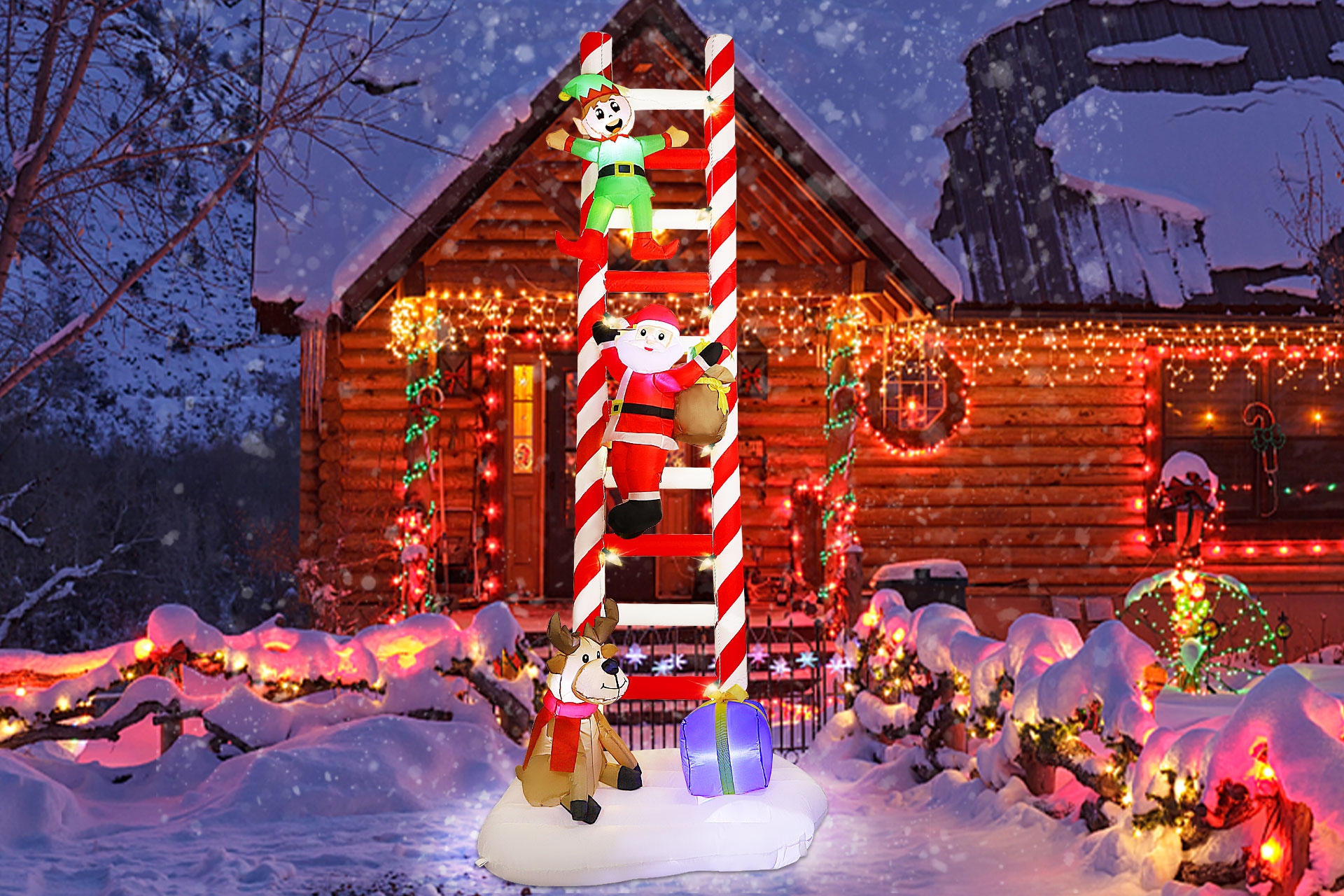 Amazon.com: Joliyoou 10FT Christmas Inflatable Decorations