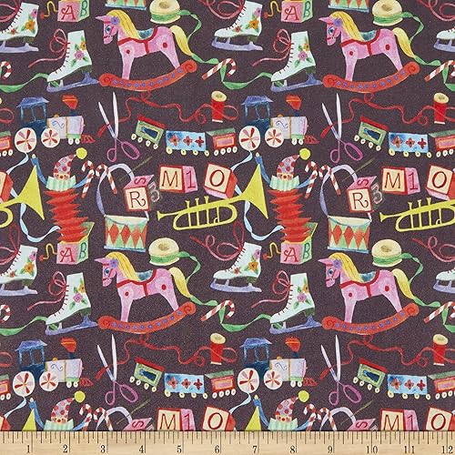 Springs - Regalos creativos de Navidad y juguetes de color gris carbón, tela de The Yard