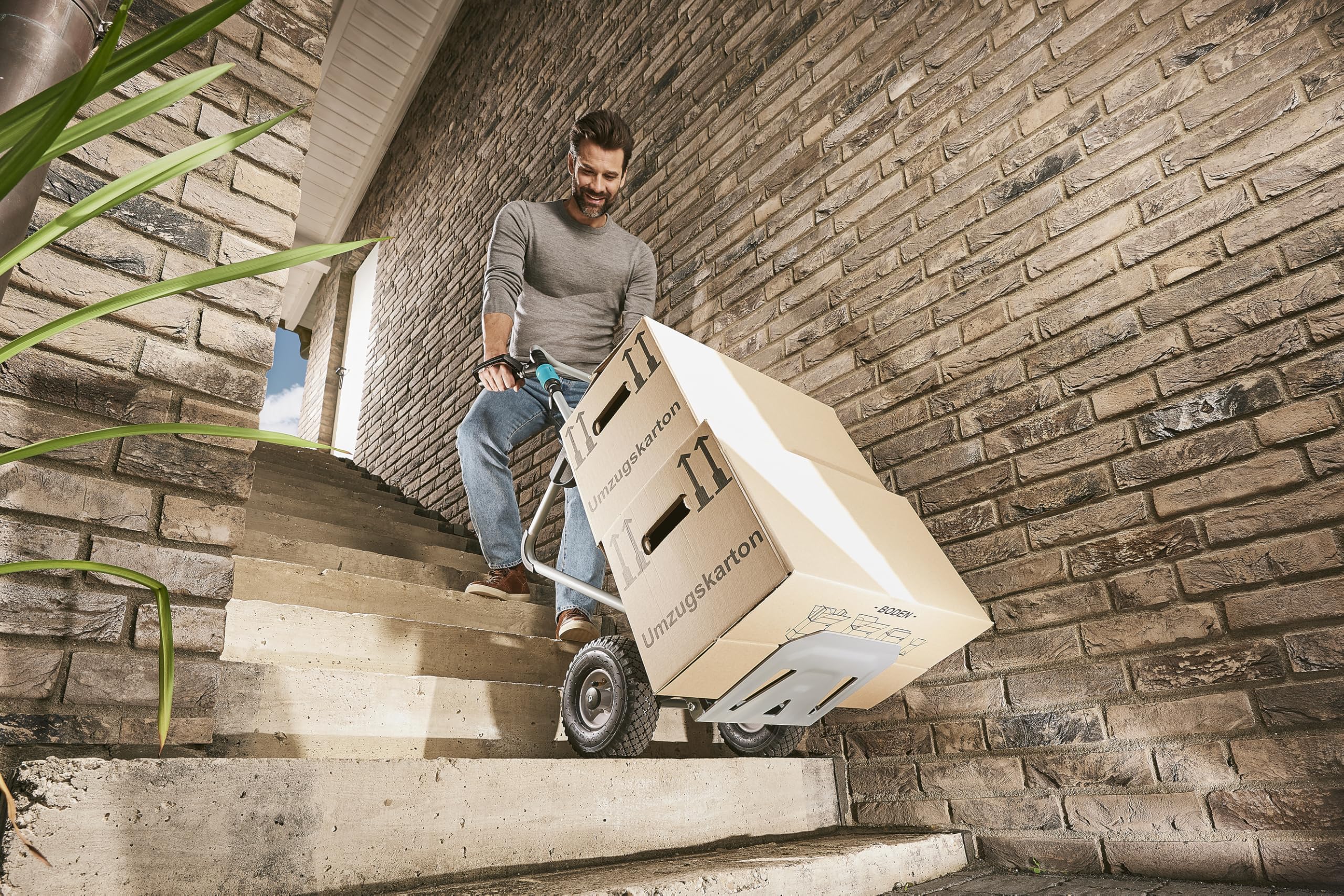 wolfcraft Sistema di trasporto TS 2500 I 5535000 I La soluzione 2 in 1: carello e carrello-carriola