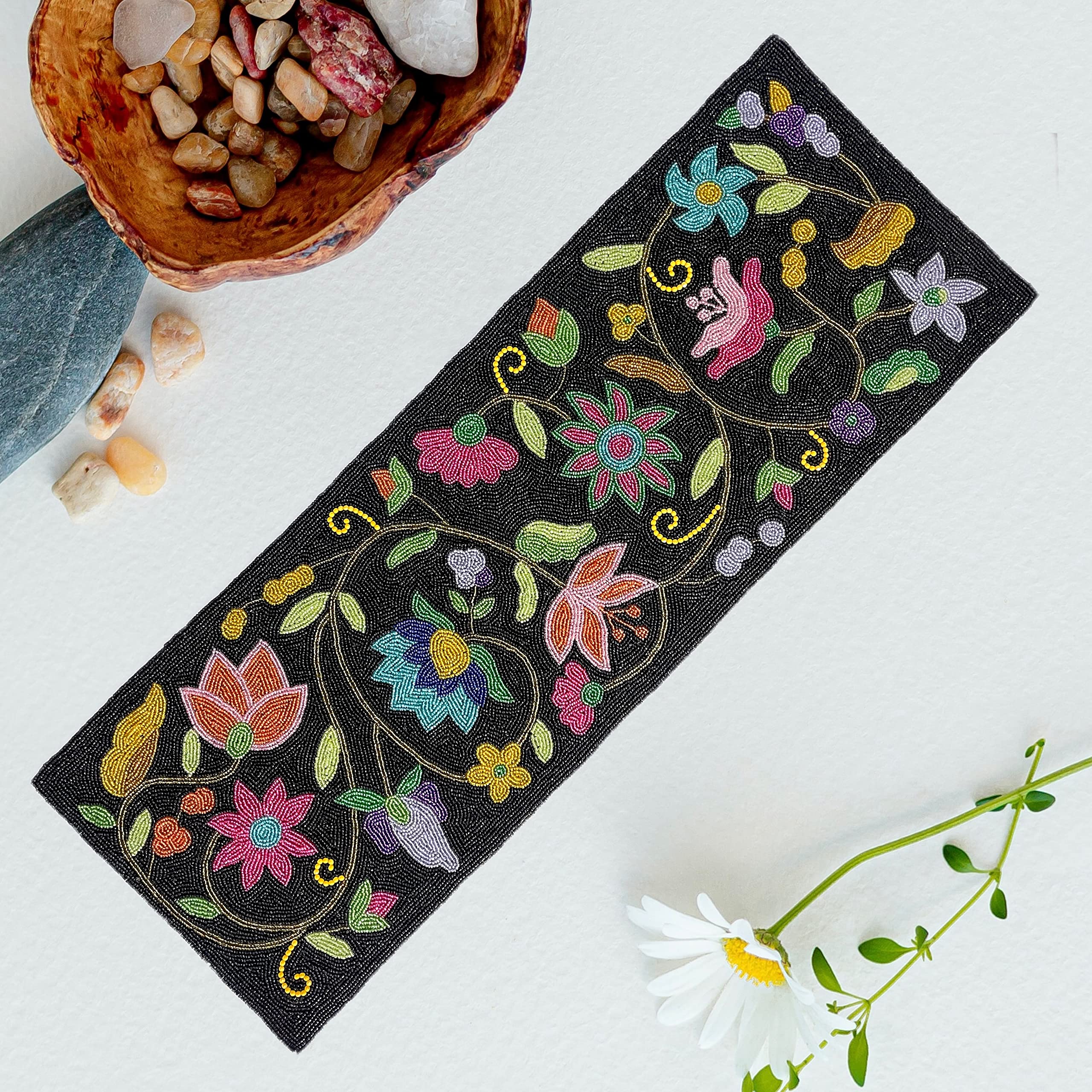 Handmade Beaded Table Runner Size:-13*36 Inches Multicolour (B08NWBN77N) Amazon Price History, Amazon Price Tracker