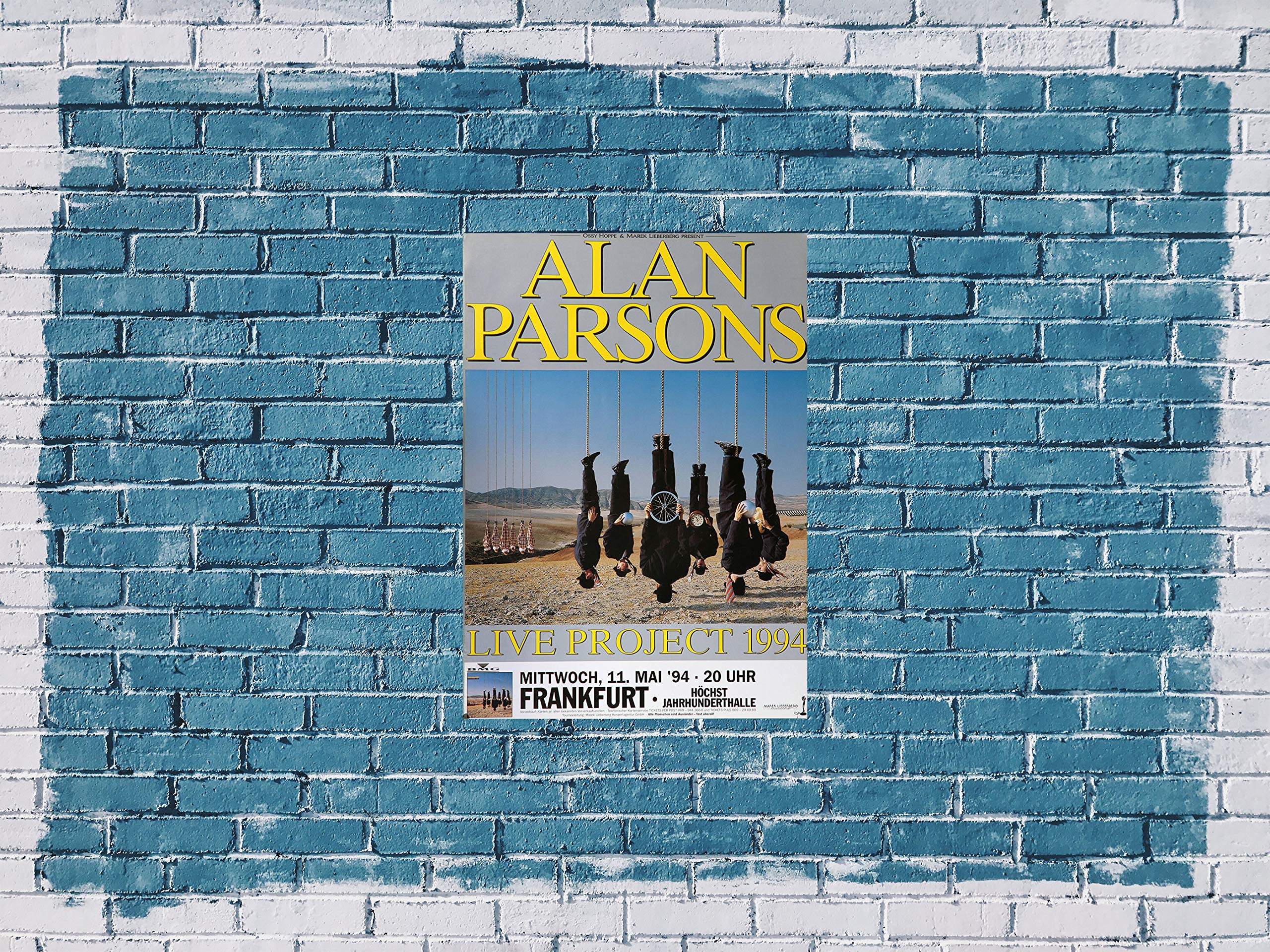 Premium Poster/Plakat | DIN A1 | Wanddeko | Live Konzert Veranstaltung » Alan Parsons Projekt - Live Project, Frankfurt 1994 «