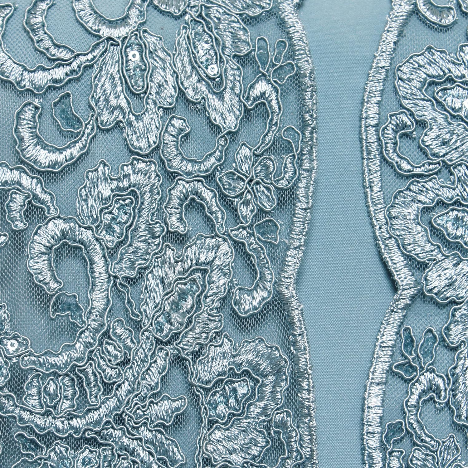 Alex Evenings Womens Alex Evenings Women's Midi Scoop Neck Shift Dress with Jacket - Mother of The Bride Dress (Petite and Regular Sizes) - Image 3