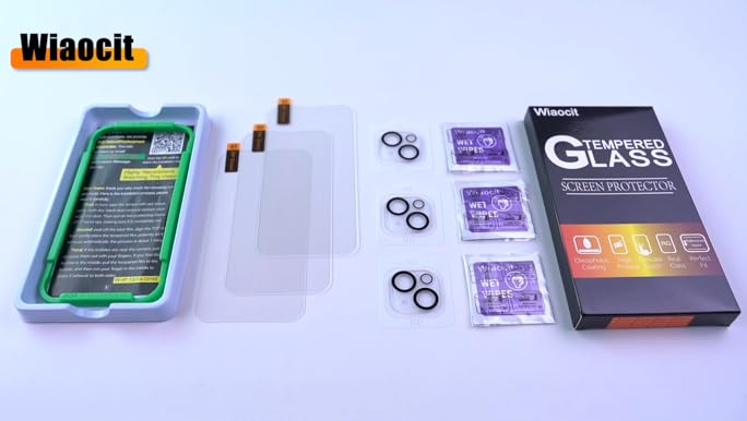 Amazon.com: Wiaocit 3 Pack Tempered Glass Screen Protector