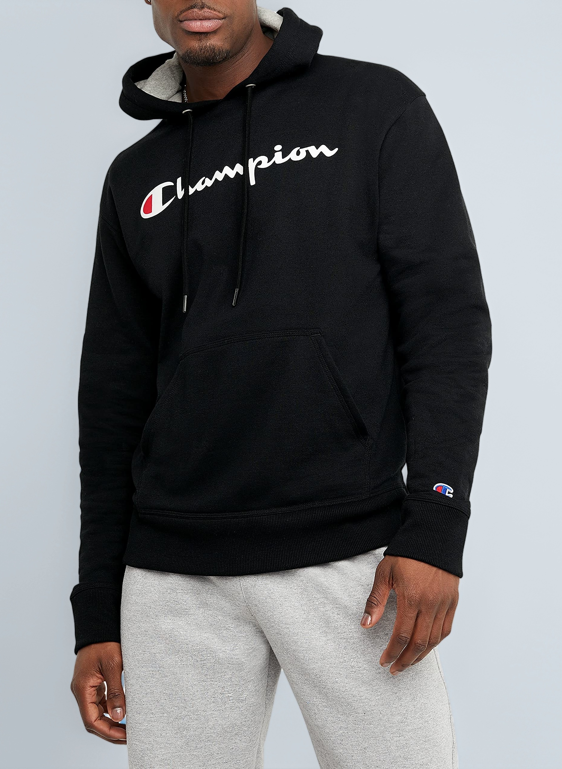Men's Pullover Fleece Hoodie, Standard Fit, Midweight, C Logo, Available in Regular and Big & Tall
