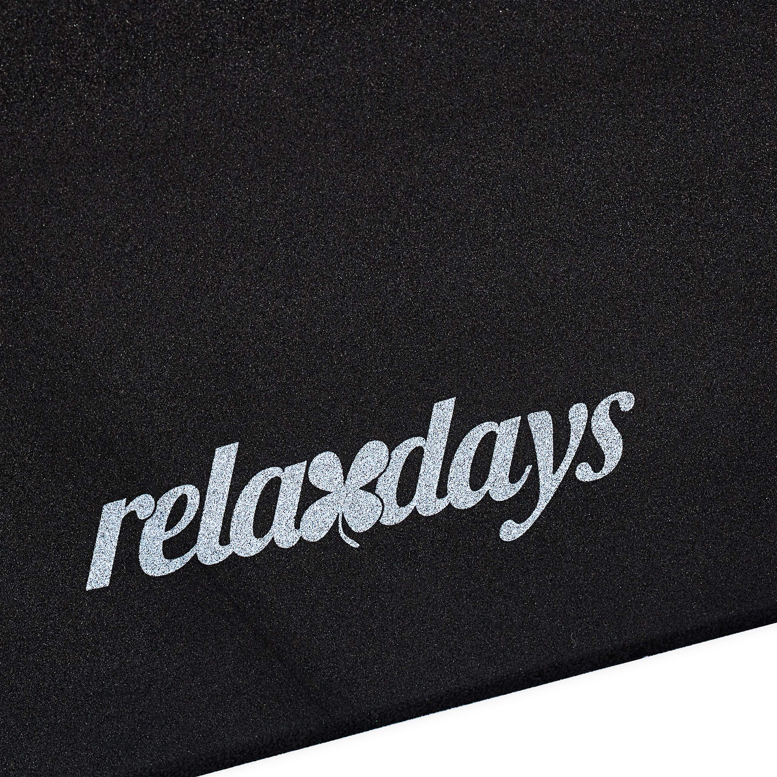 Relaxdays Yoga-Blöcke, Schaumgummi, Trainingszubehör, rutschfest, 8 x 23 x 15 cm, 2 Stück