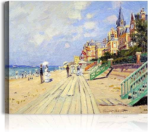 Miniatura 95 de A&T ARTWORK Antibes Seen from The Salis Gardens de Claude Monet Las Obras de Arte Clásico Mundial Reproducciones, Impresiones de Arte en Lienzo