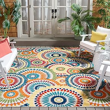 SAFAVIEH Washable Rug Outdoor Cabana Collection - 8' x 10' - 8' x 10'