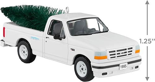 Miniatura 10 de Hallmark Keepsake Adorno de Navidad 2023, Classic American Cars 1973 Ford Mustang Mach 1 2023, adorno de metal, regalos para coleccionistas de