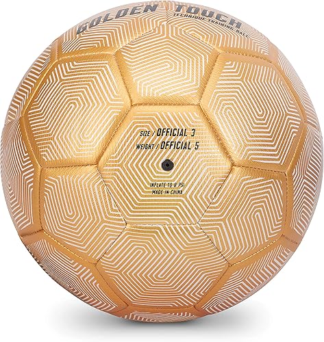 Miniatura 3 de SKLZ Golden Touch - Pelota de entrenamiento con técnica de fútbol, tamaño 5