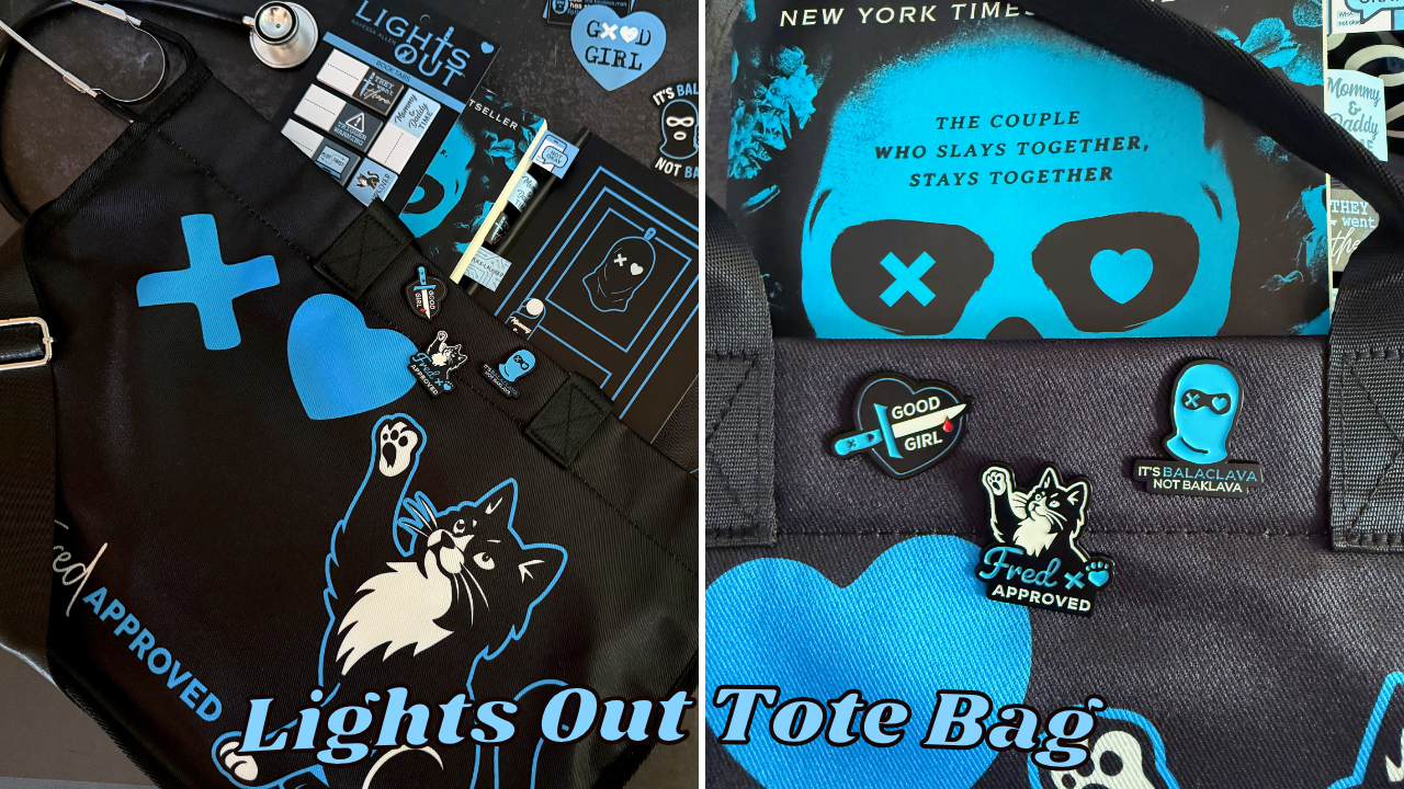 Bolso Tote Lights Out con asas dobles y correa ajustable miniatura 7