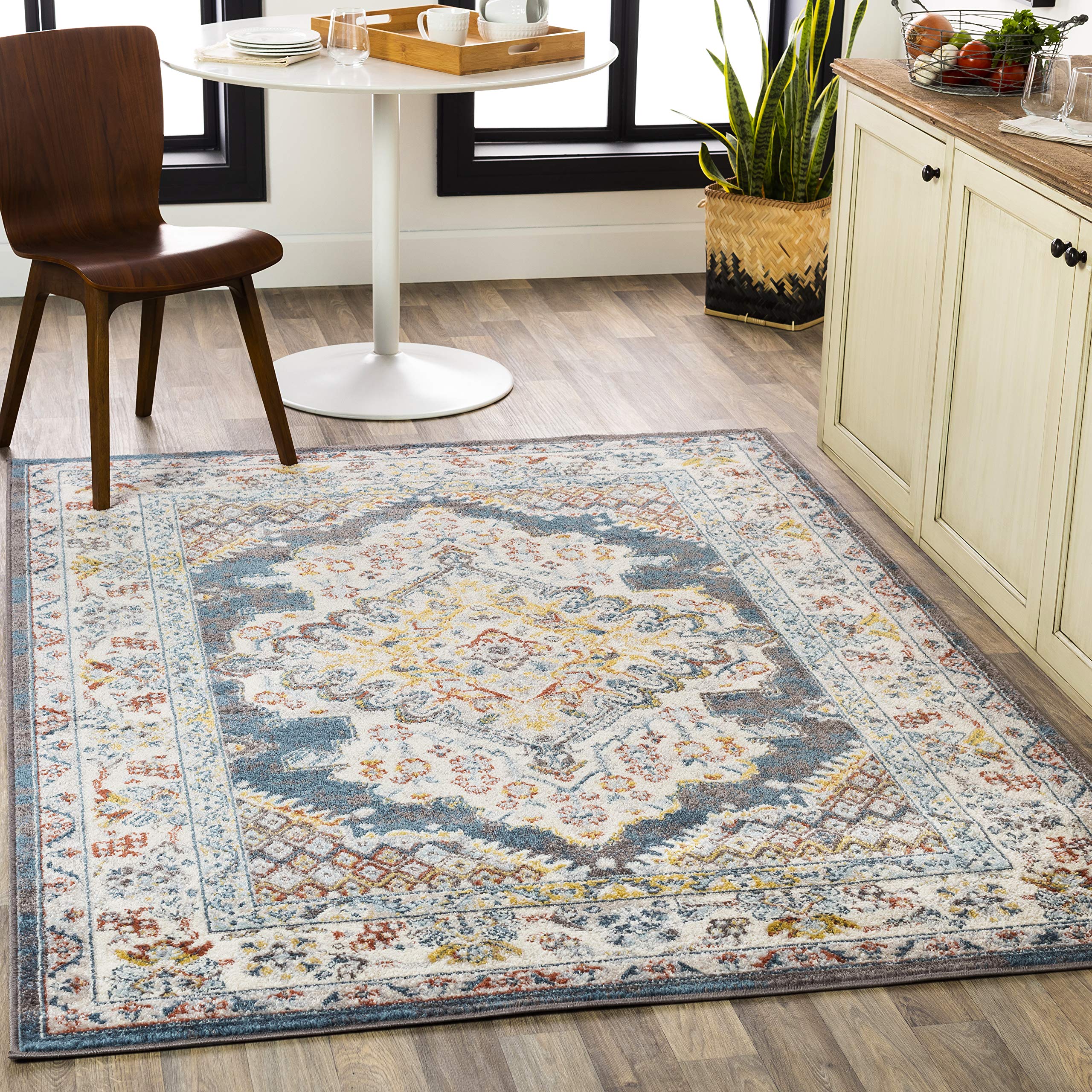 Livabliss Anja Oriental Medallion Area Rug,7'10