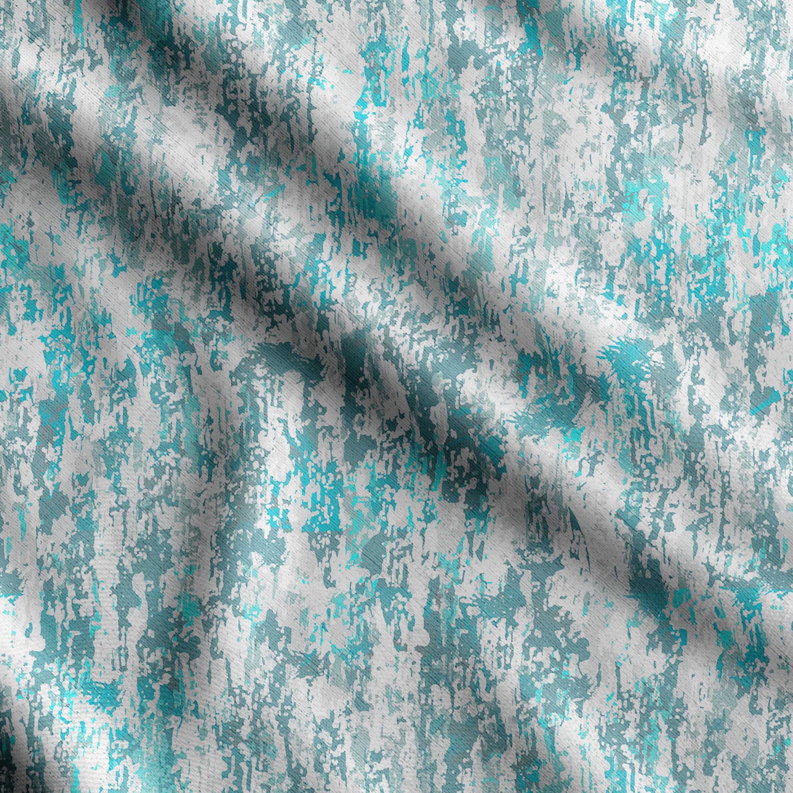 Amazon.com: Soimoi Texture Print - Blue, Canvas Fabric Material