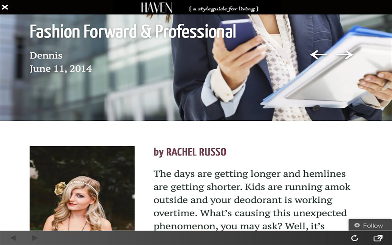 Haven Magazine App on Amazon Appstore