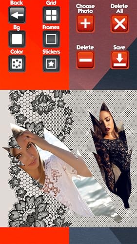 Lace Photo Collage Maker