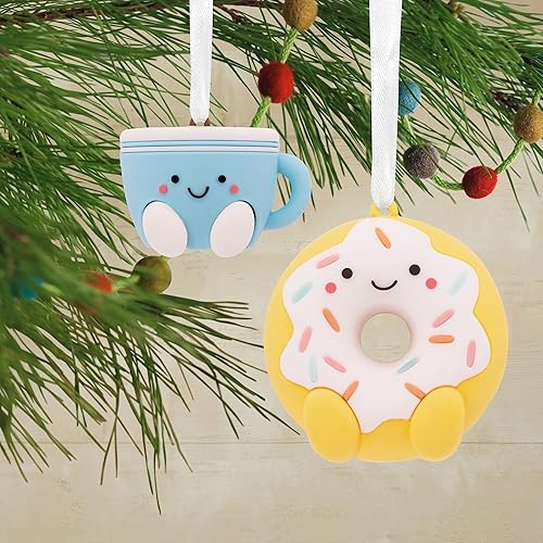 Miniatura 4 de Hallmark Better Together Coffee and Donut - Adornos magnéticos de San Valentín para árbol, juego de 2