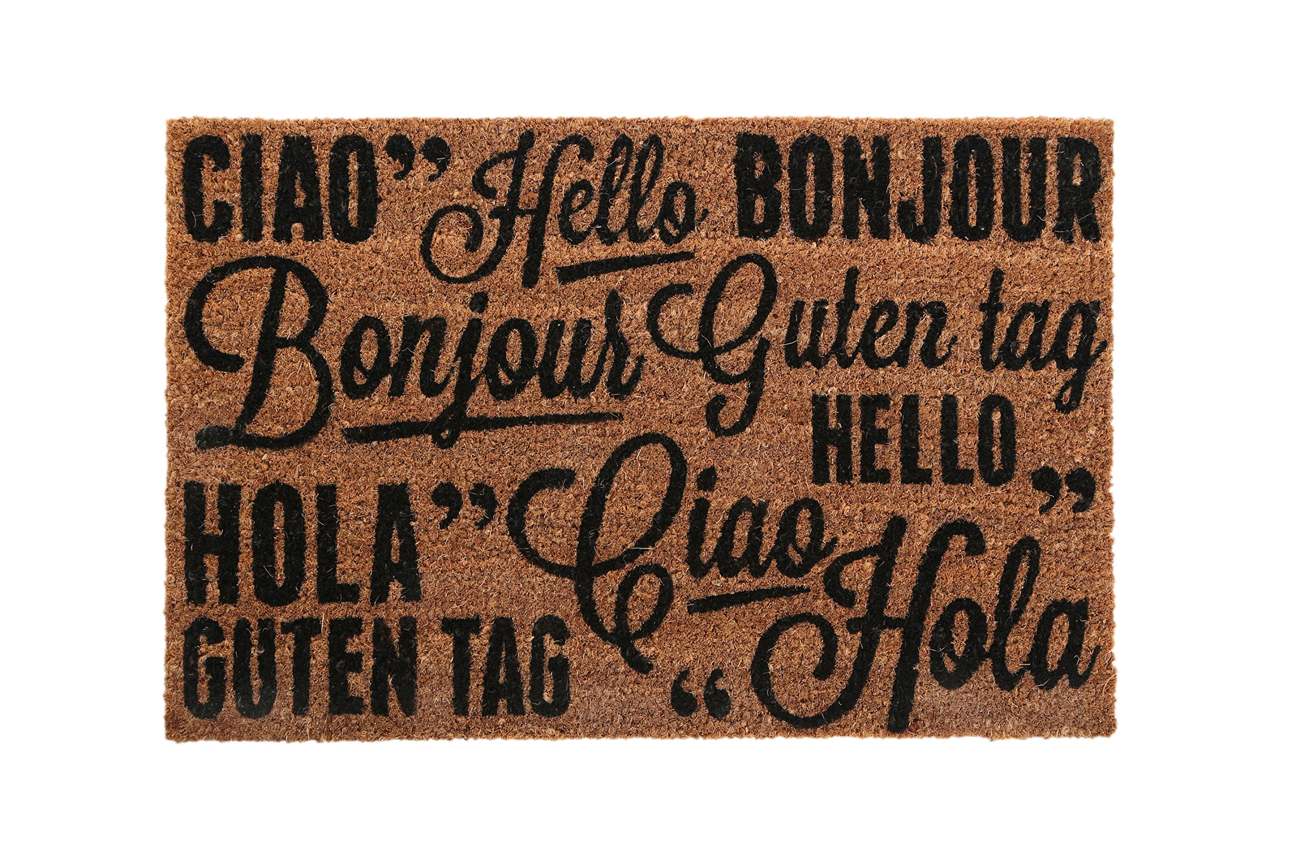 Premier Housewares Coir Doormat - Greetings
