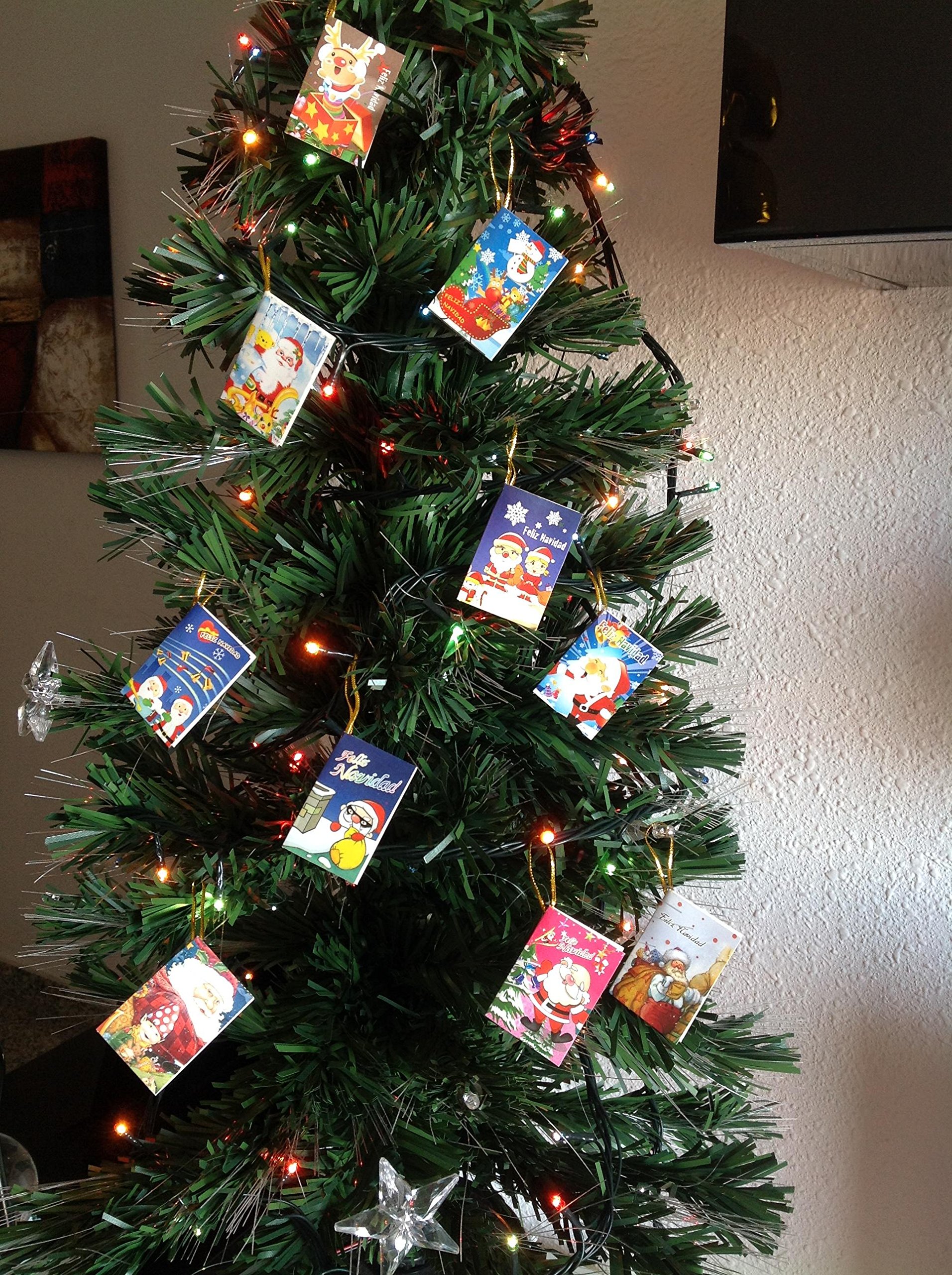 96 Mini Tarjetas de Navidad con difrentes dibujos,HC Enterprise