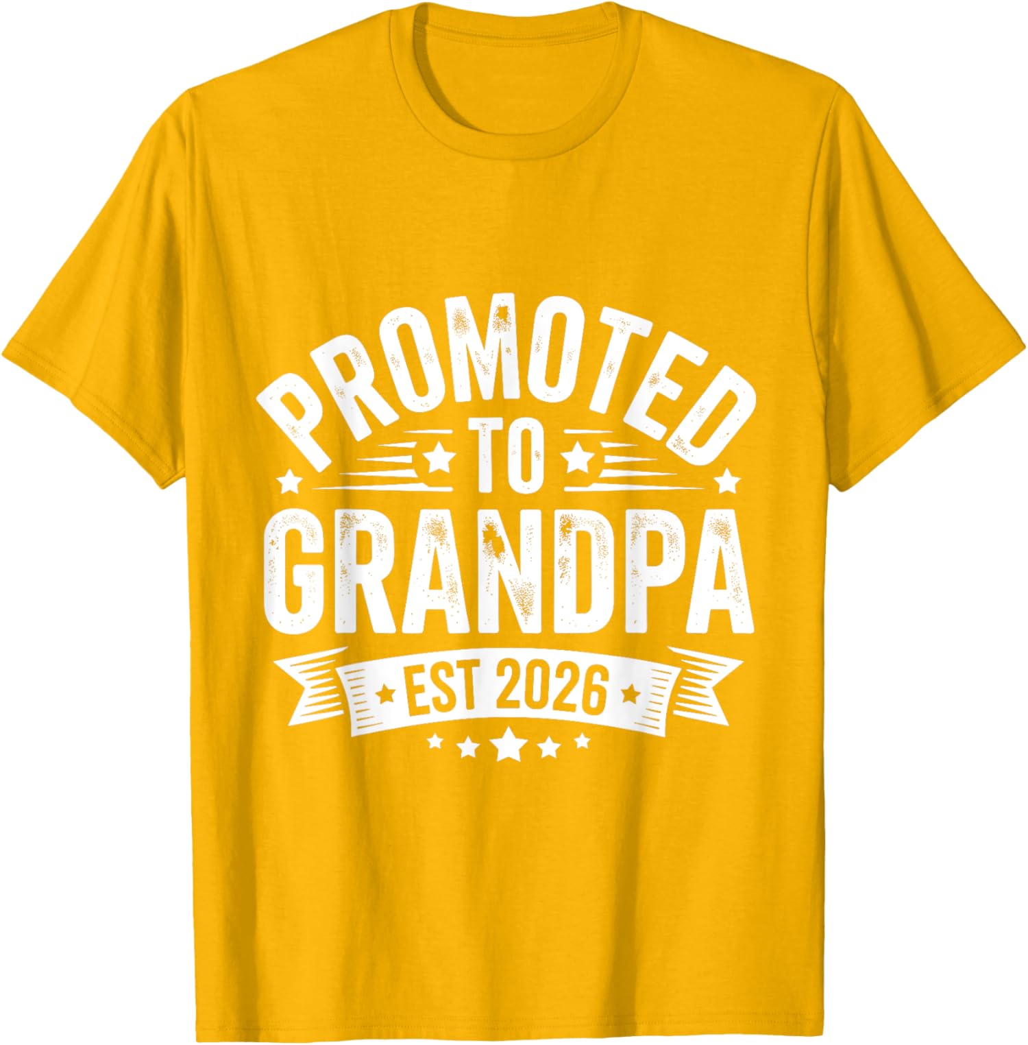 Beförderung zu Opa Großeltern Baby Design Fun Unisex T-Shirt - Bild 4 von 12