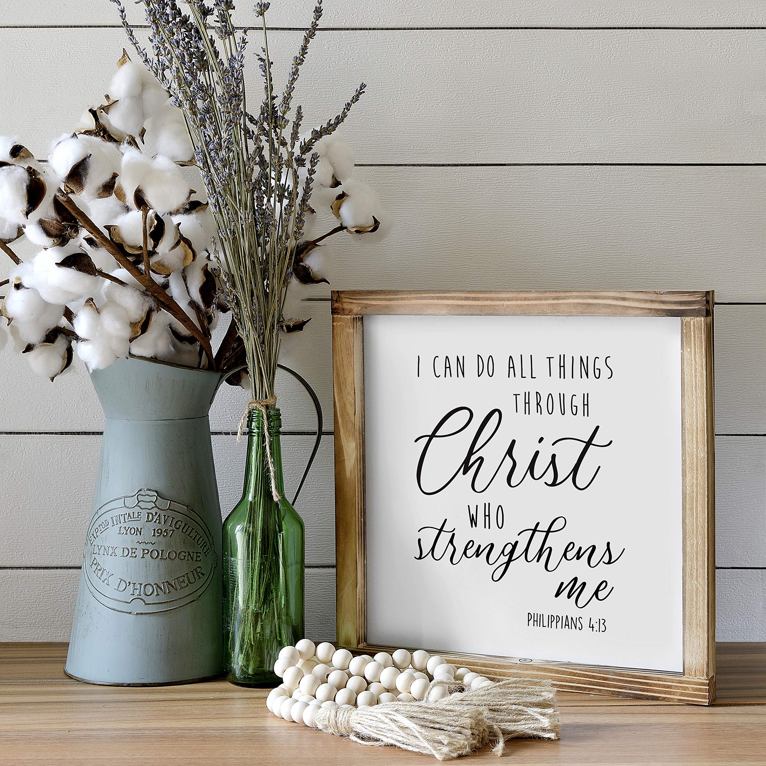 Buy I Can Do All Things Through Christ Wall Art Sign 12x12 Inch