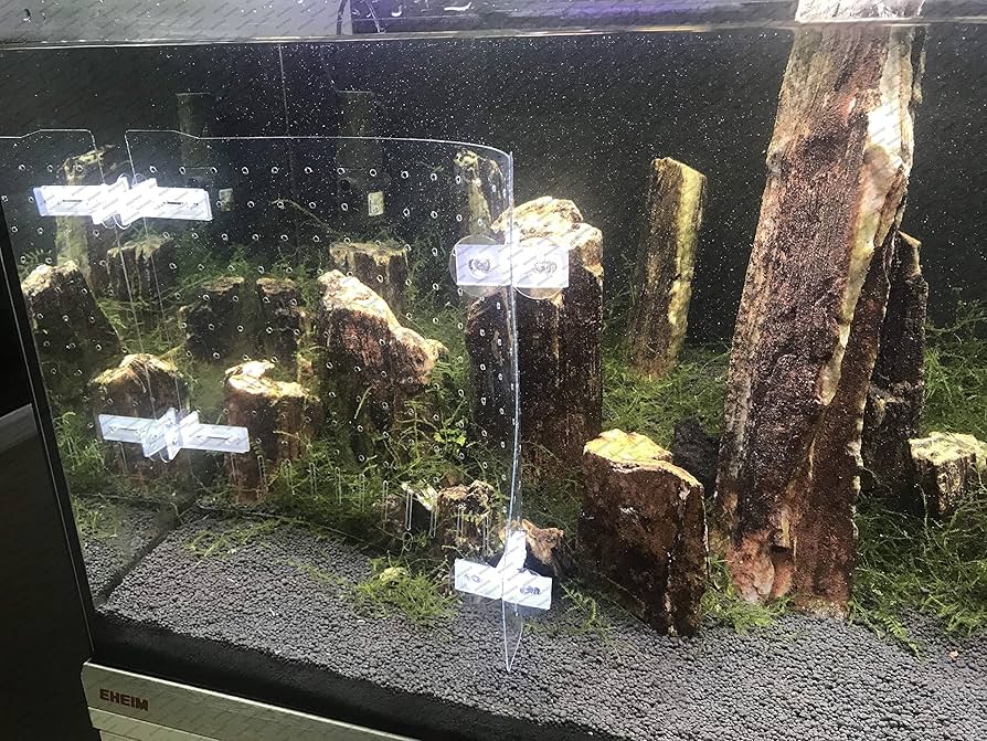 Lifewithpets 10 Gallon Aquarium Tank Divider. Perfect For Betta Fish Tanks. ONLY Compatible With USA Tank Sizes Listed Below. NO Suction Cups Required