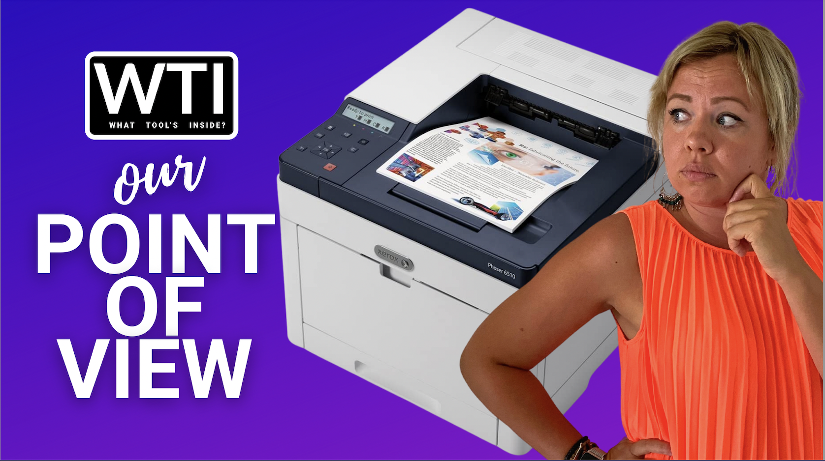 Watch Our Point of View on Xerox Phaser 6510/DNI Color Printer on
