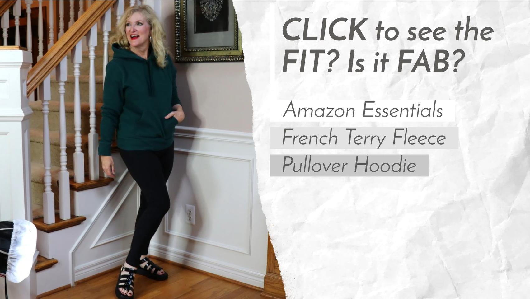 Fit? Amazon Essentials French Terry Fleece Pullover Hoodie
