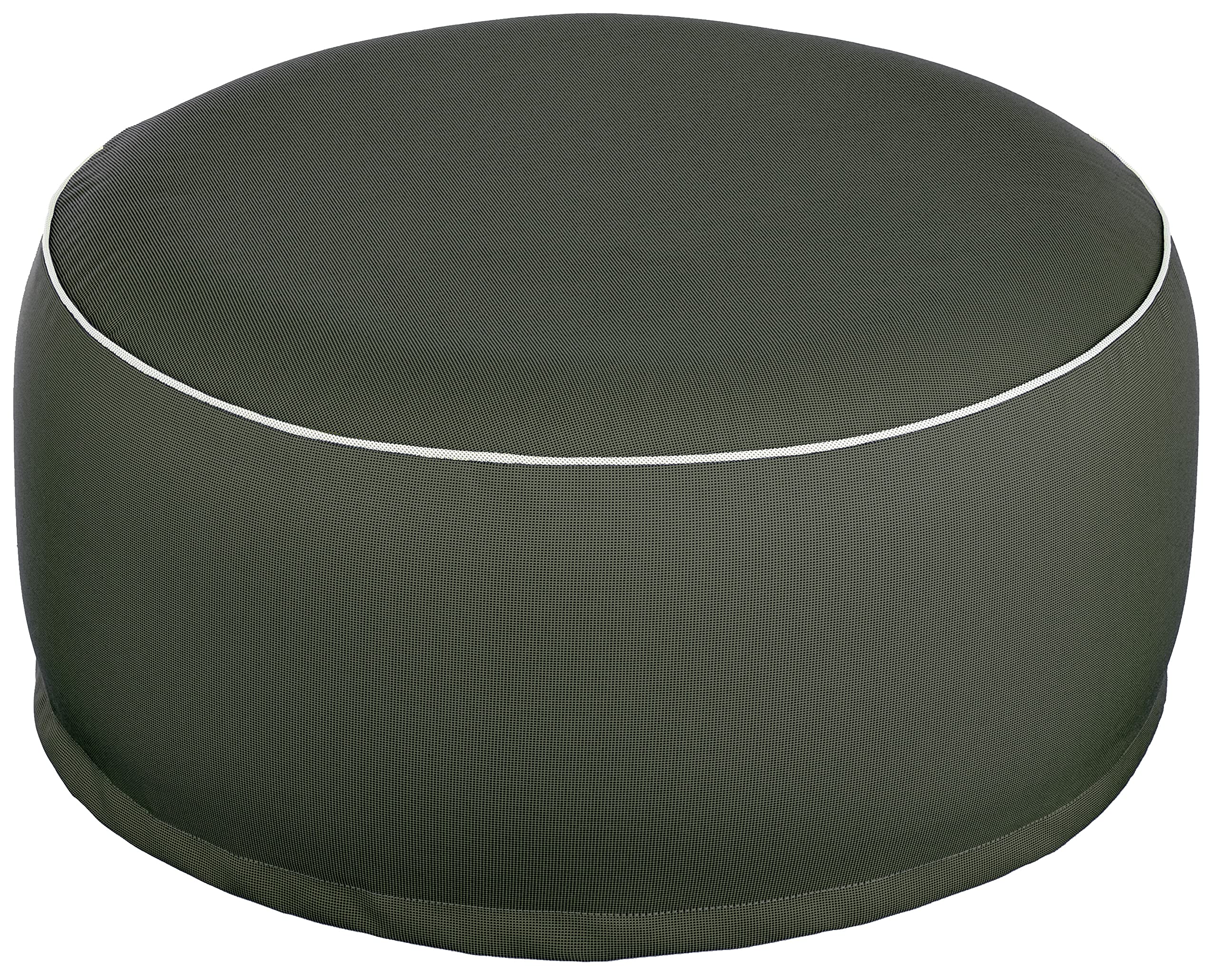 Brandsseller Puf hinchable para exteriores, 55 x 25 cm, resistente al agua y a la intemperie, para jardín, terraza, salón y playa, fácil de limpiar
