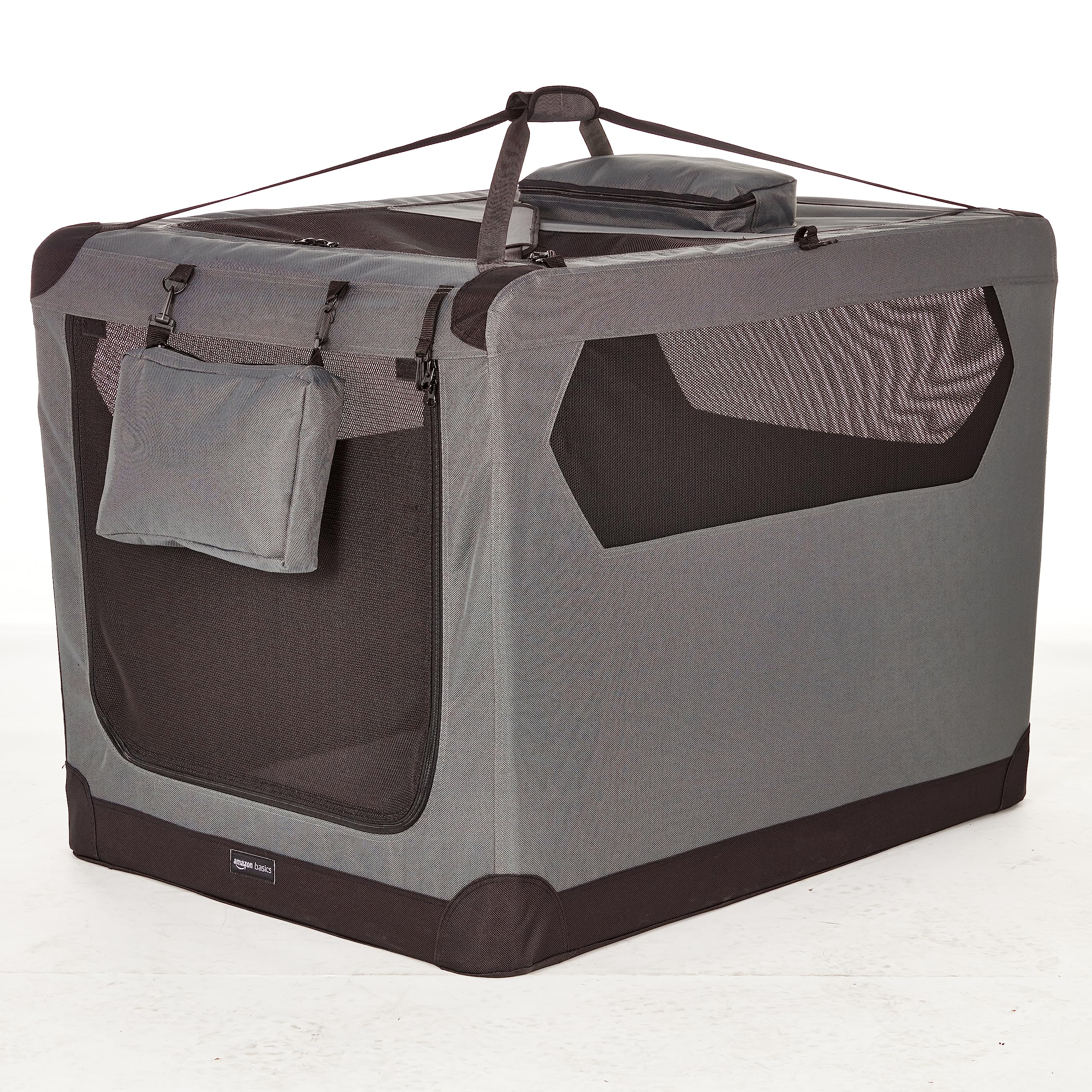 Amazon Basics Portable Foldable Soft Dog Crate