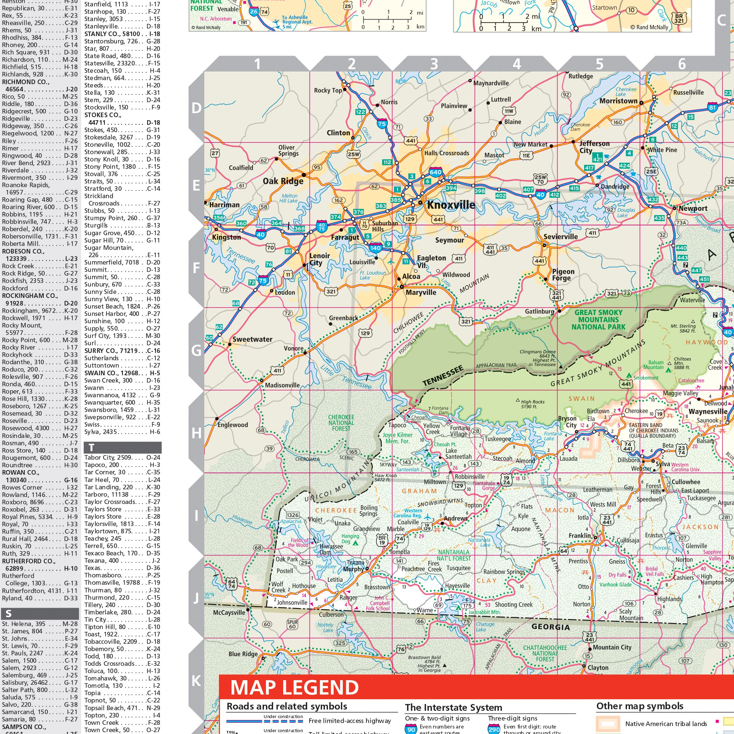 Rand McNally Easy to Read: North Carolina State Folded Map - Image 6