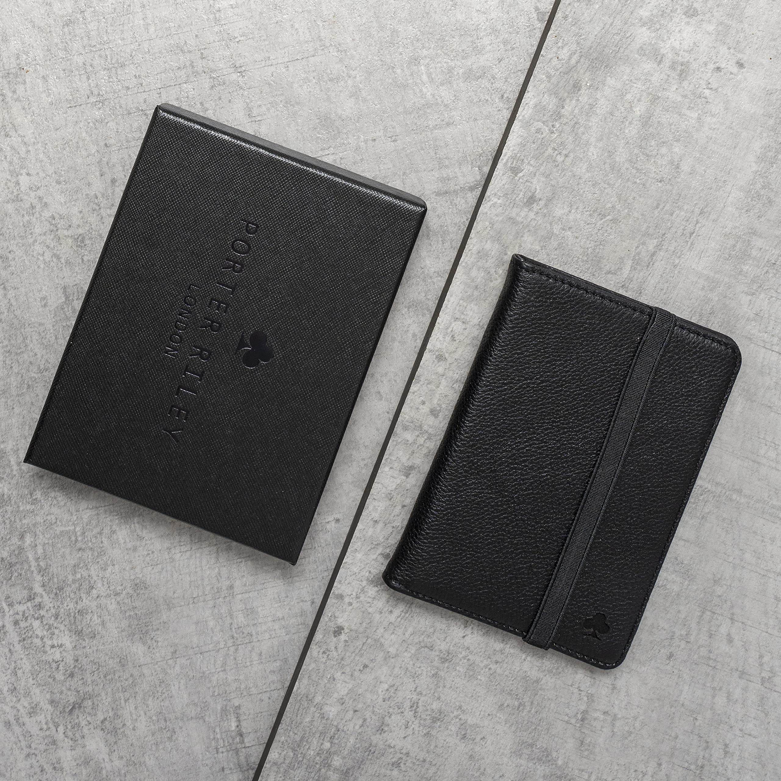 Porter Riley Passport Holder Range (Nero assoluto, Passaporto)