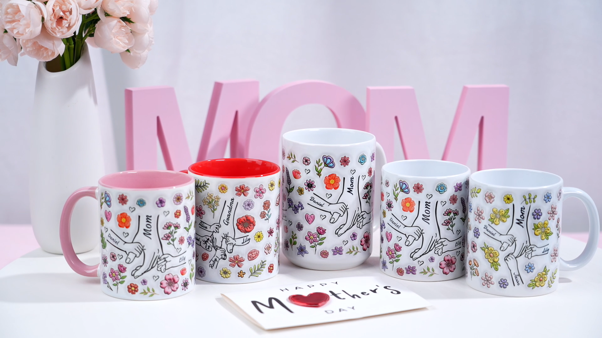 Taza de cerámica personalizada para mamá 11 oz miniatura 7