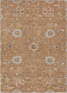 Addison Rugs Chantille ACN1137 Copper 3' x 5' Indoor Outdoor Area Rug, Easy Clean, Machine Washable, Non Shedding, Bedroom, Entry, Living Room, Dining Room, Kitchen, Patio Rug