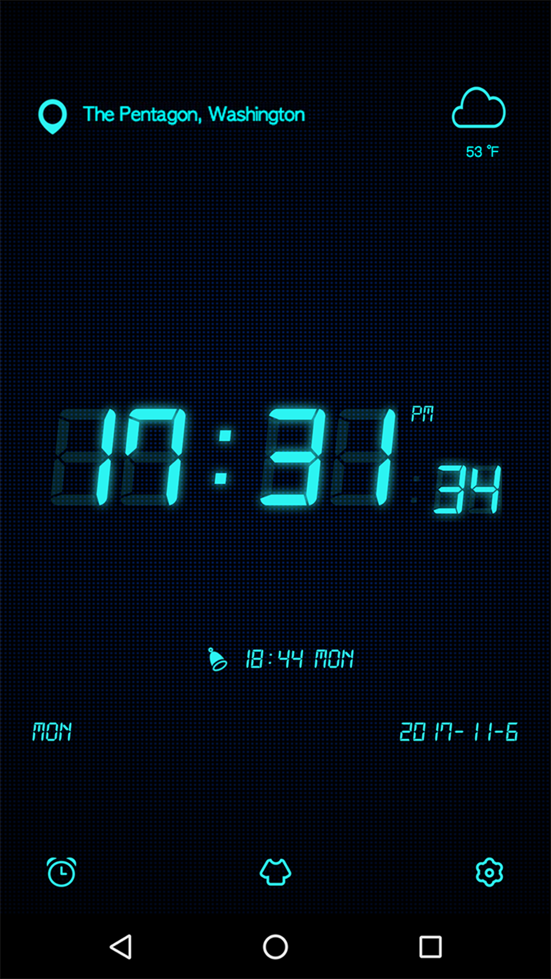 Visual Clock Simple Big Digital Clock DisplayAmazon.deAppstore for