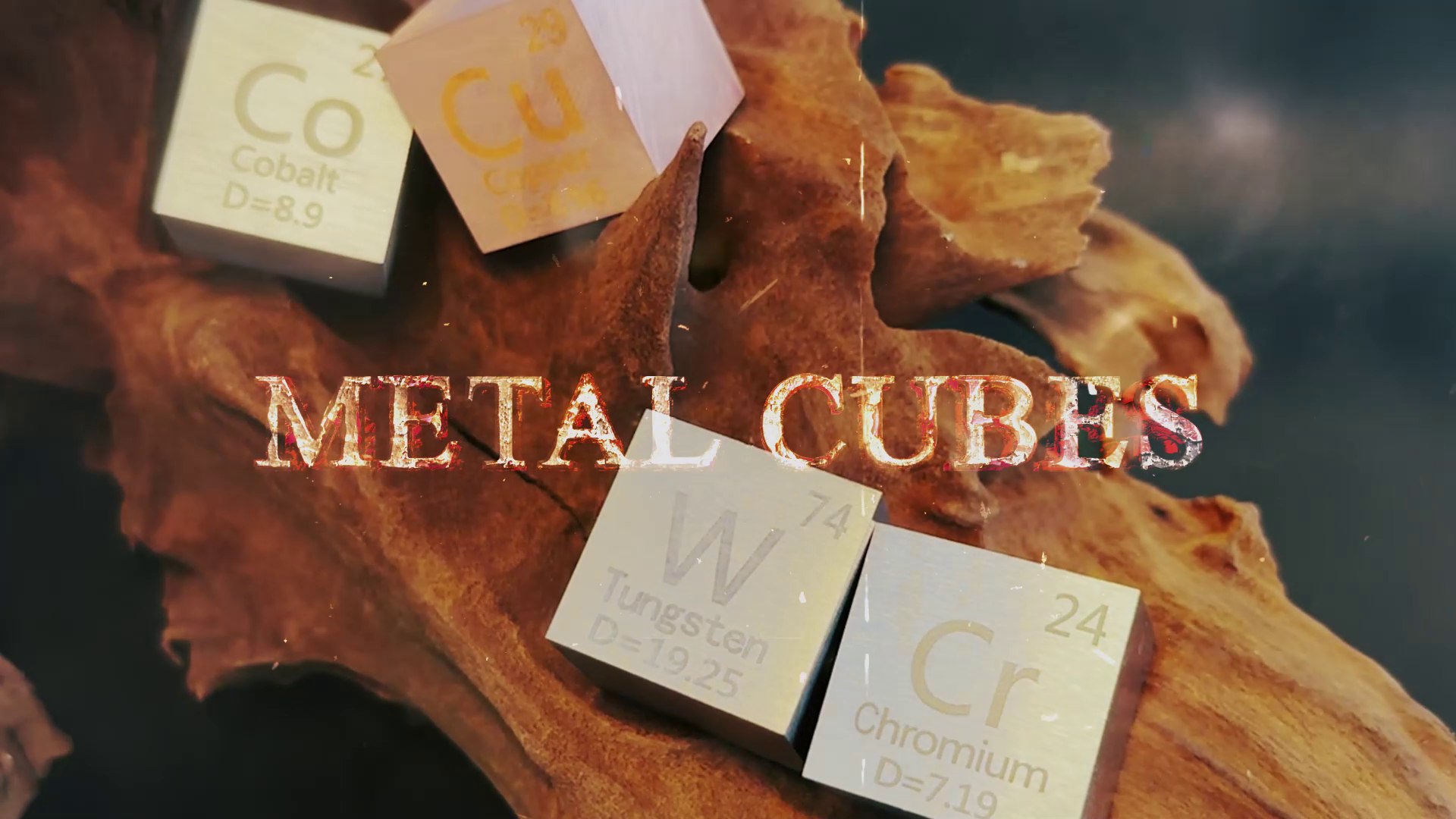 Watch The Weight of the World& Metal Element Density Cubes on Amazon Live