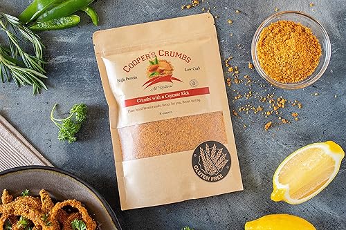 Miniatura 3 de Cooper's Crumbs Alternativa natural de migas de pan baja en carbohidratos, sin gluten, alta en proteínas, vegana, certificada Kosher, paleo, keto