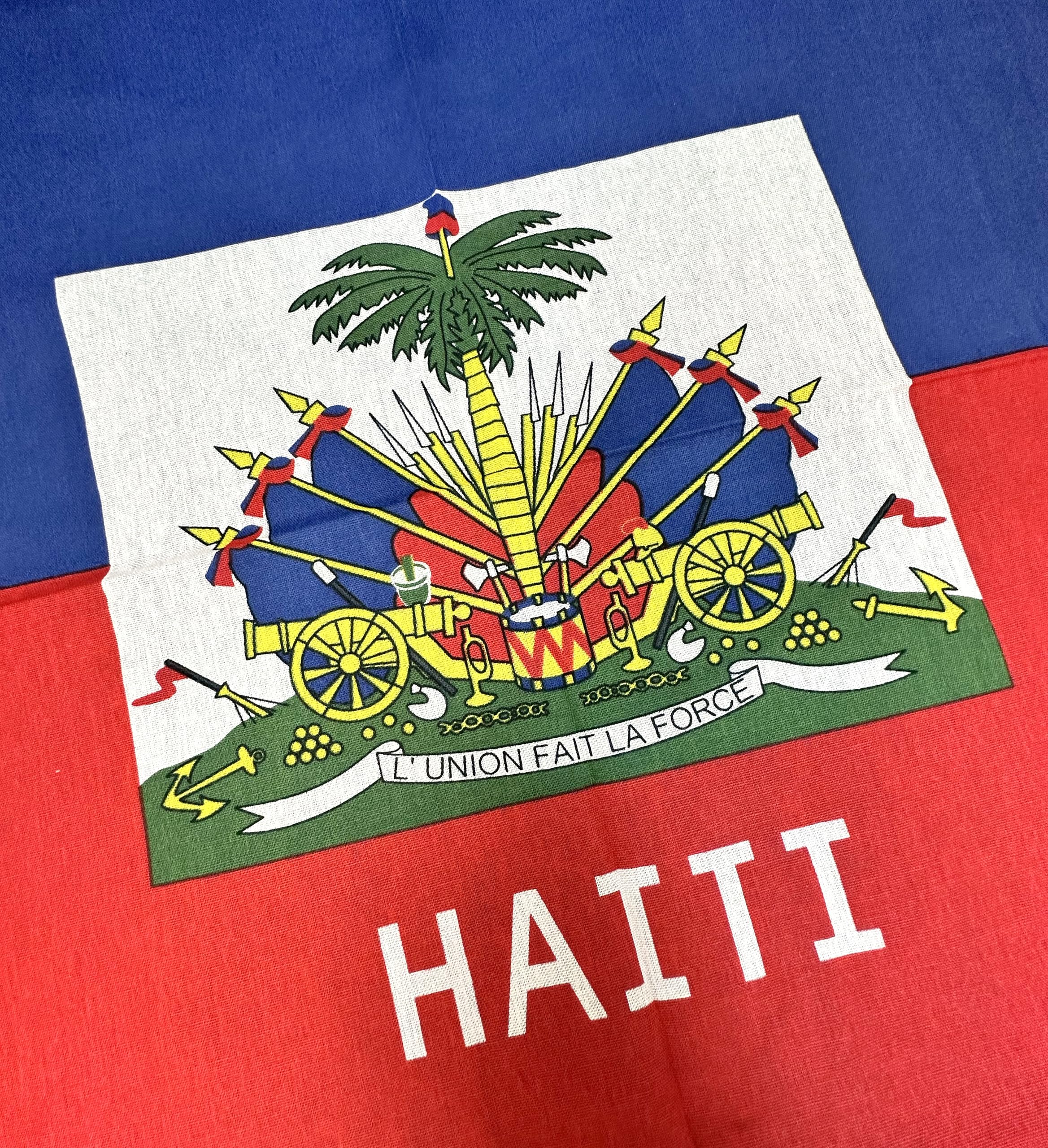 Pnk Trend Haiti Flag Bandana Scarf