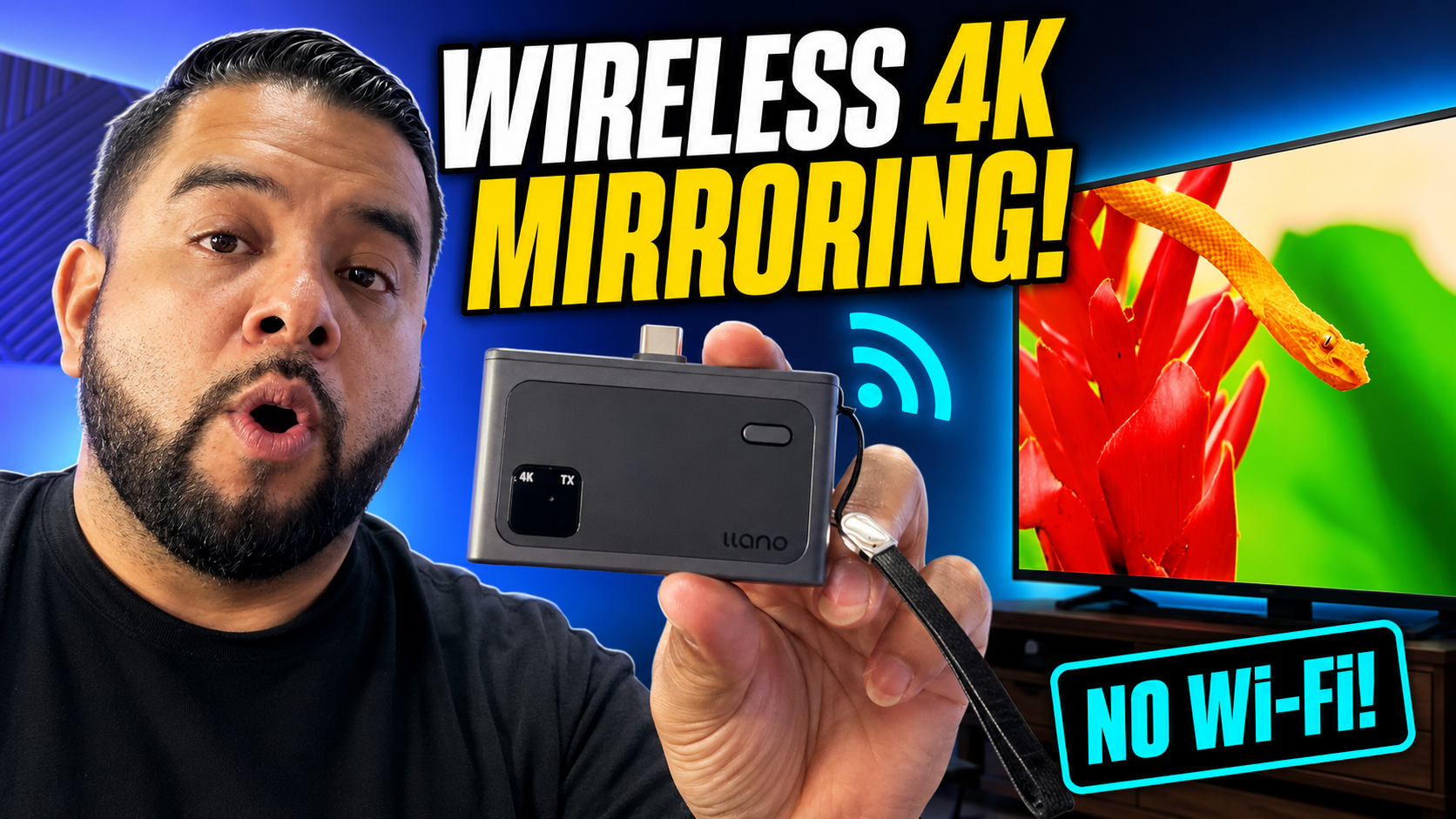 Watch llano S9 Pro Wireless HDMI Transmitter Review on Amazon Live