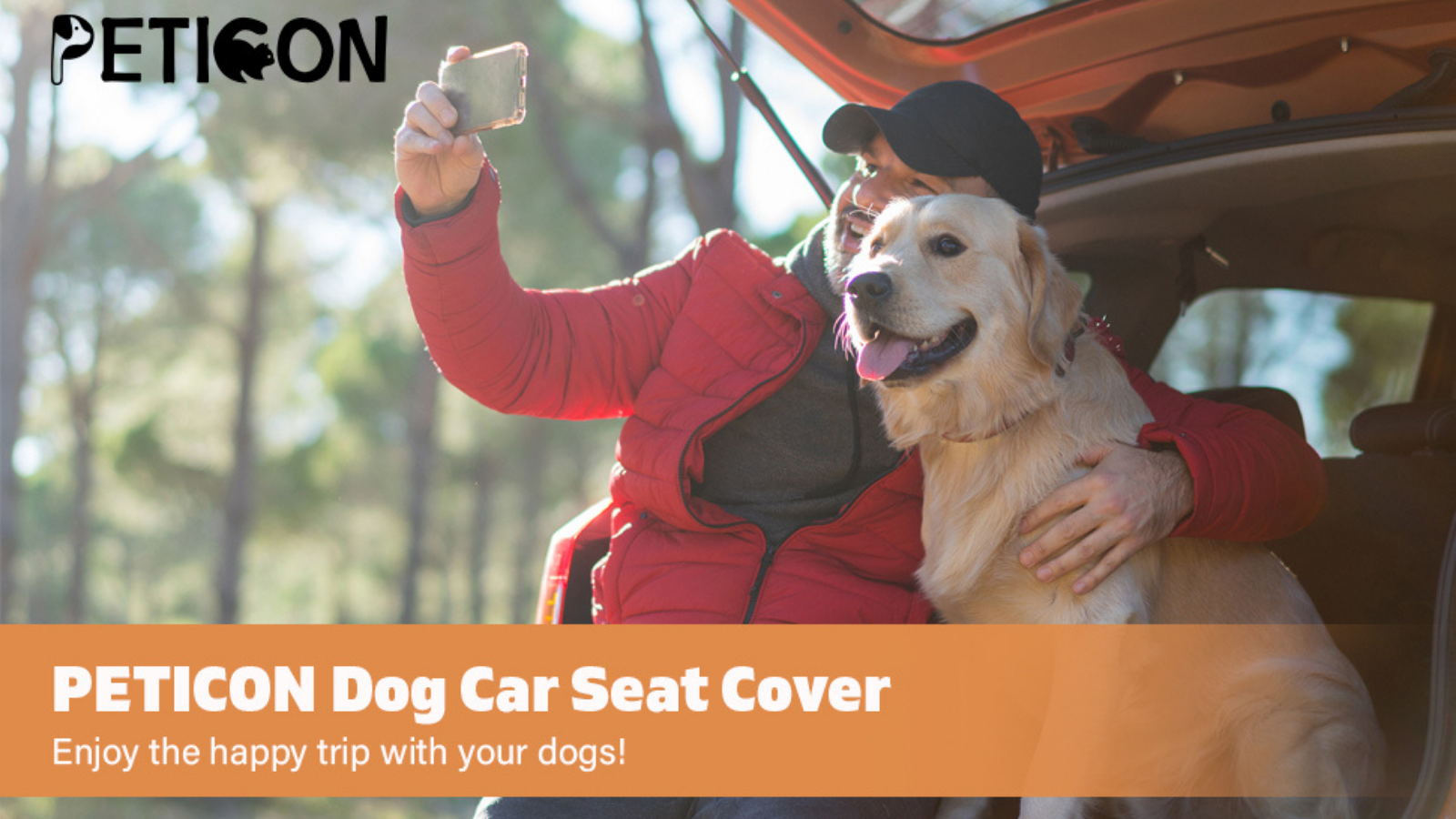 PETICON Dog Car Seat Cover for Back Seat, 100% Waterproof Dog Seat Cover for Cars with Mesh Window, Scratchproof Back… - Image 7