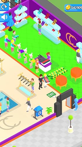 Idle Outfall Rush Tycoon - Idle Outfall Rush Shopping Mall Tycoon Arcade - Idle Outfall Rush Outlets Tycoon - Idle Outlets Rush Shopping Mall Center Game - Centre commercial Outlets Rush Arcade – vue 4