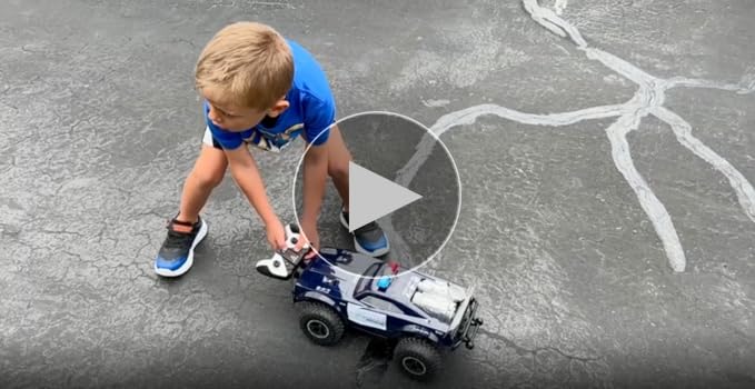 Amazon.co.jp: Carox ラジコン パトカー オフロード 1/8大型