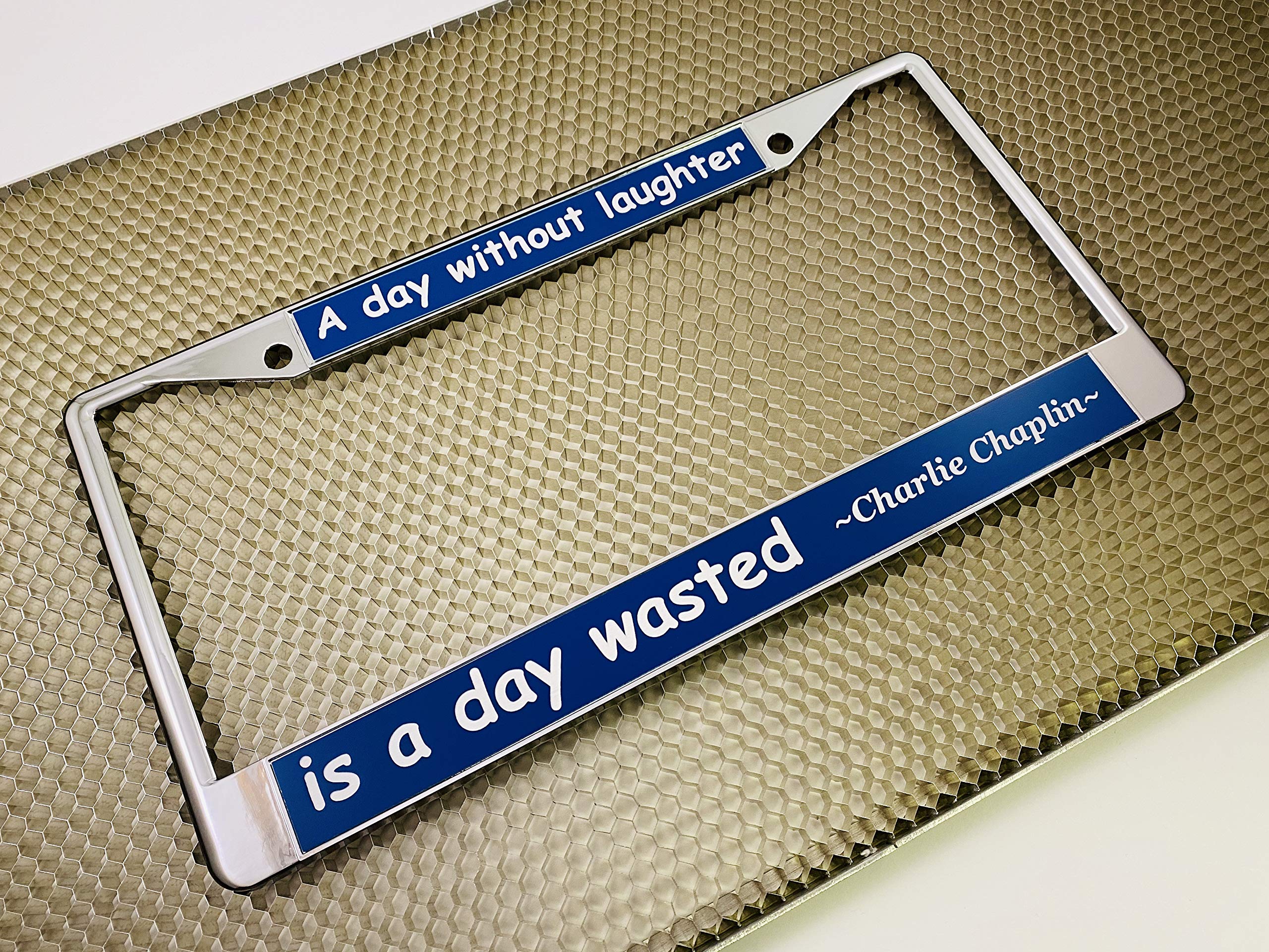 Custom Personalized Metal Laser Engraved Car License Plate Frame with Free caps - Picture 16 of 132