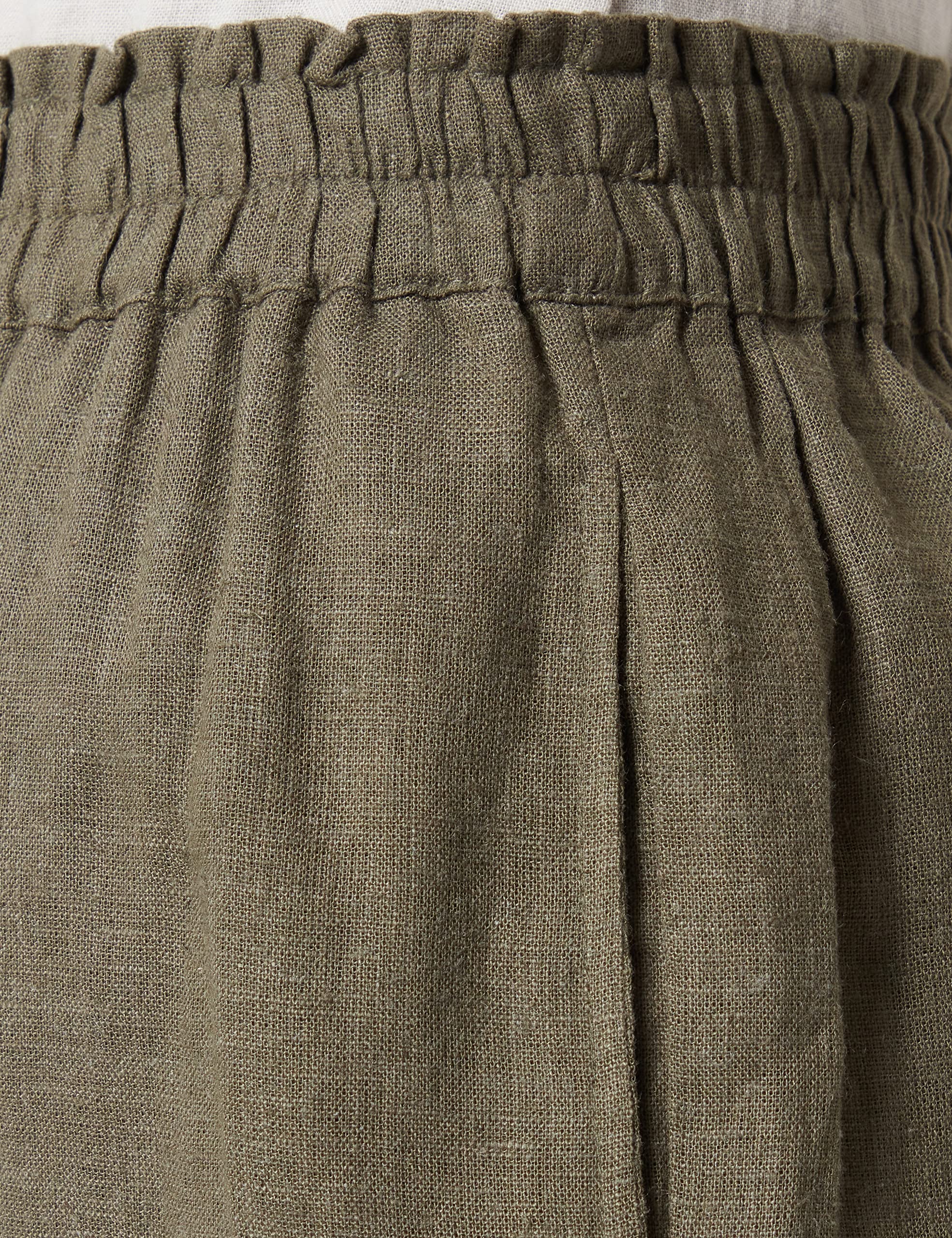 ONLY Petite Women's Onltokyo Hw Linen Blend Shrts PNT Fn Pet Shorts, Kalamata, XS, XS Petite - Image 3