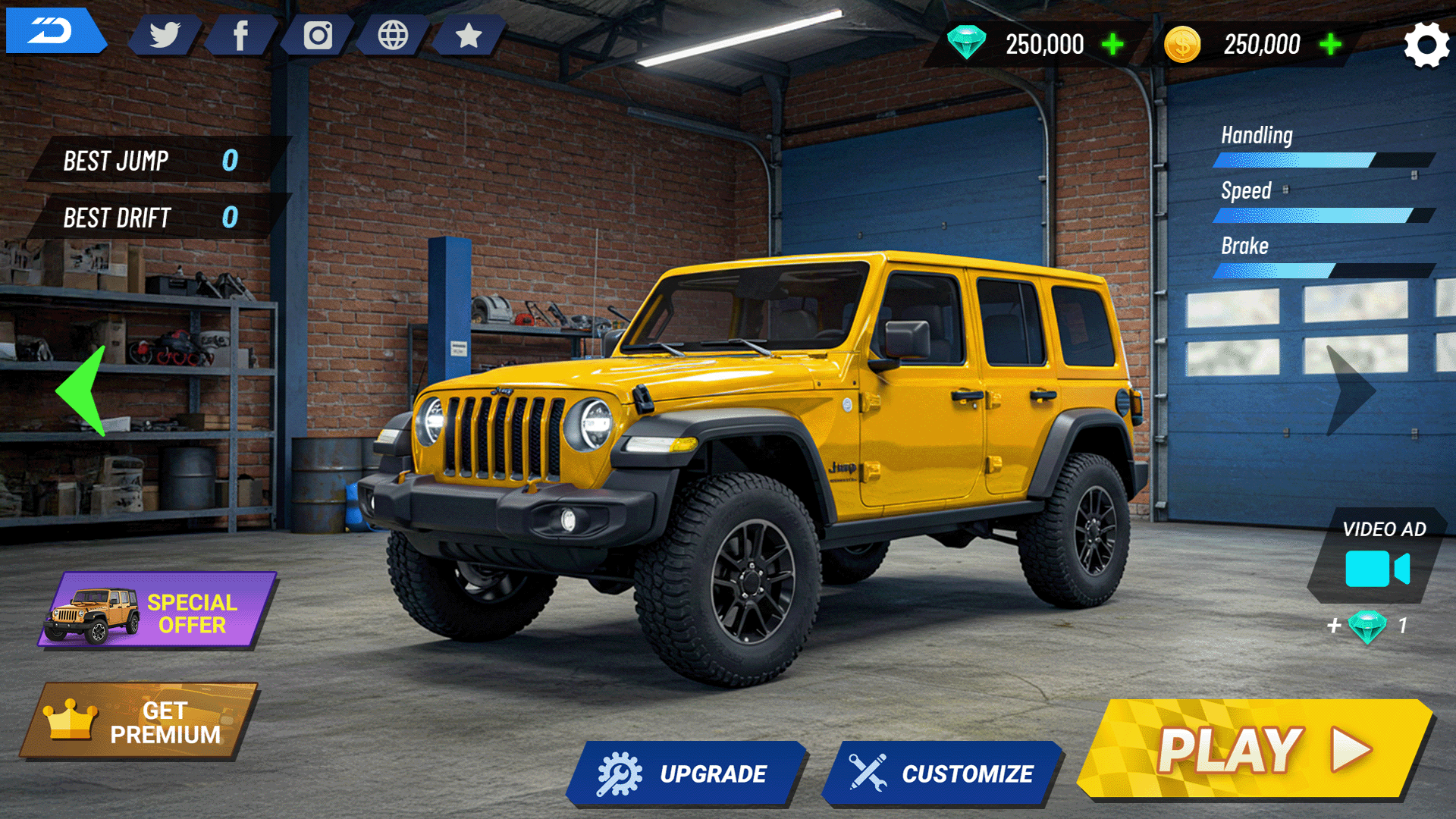 Real Open World Offroad Mountain Jeep Driving Hill Simulator 3D