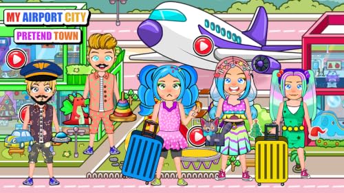My Family Town Airport Games Fun for Kids – vue 2