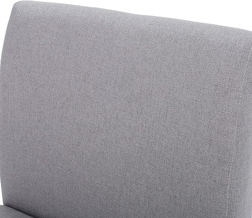 Miniatura 4 de Christopher Knight Home Kassi - Sillas decorativas de tela, juego de 2 piezas, goma, gris claro