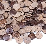 YAKA 100pc New Thick Coconut Shell 2 Holes Button Craft/Sewing/hot Products