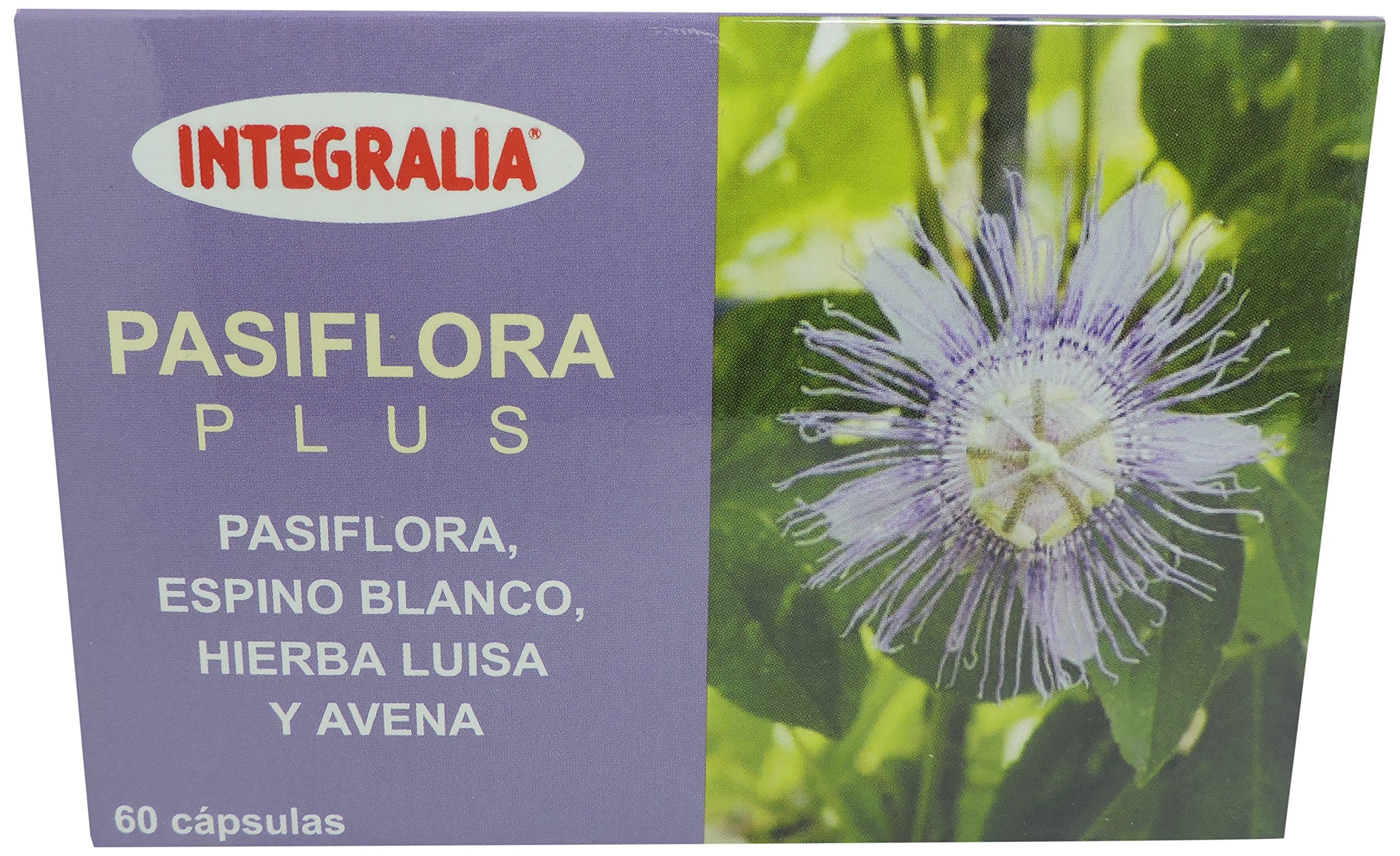 INTEGRALIA Pasiflora Plus - 2 Paquetes De 60 Cápsulas - Pack de 2